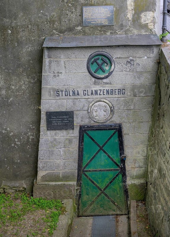 Entrance to the Glanzenberg tunnel, Banská Štiavnica, Banskobystrický kraj, Slovakia, Europe
