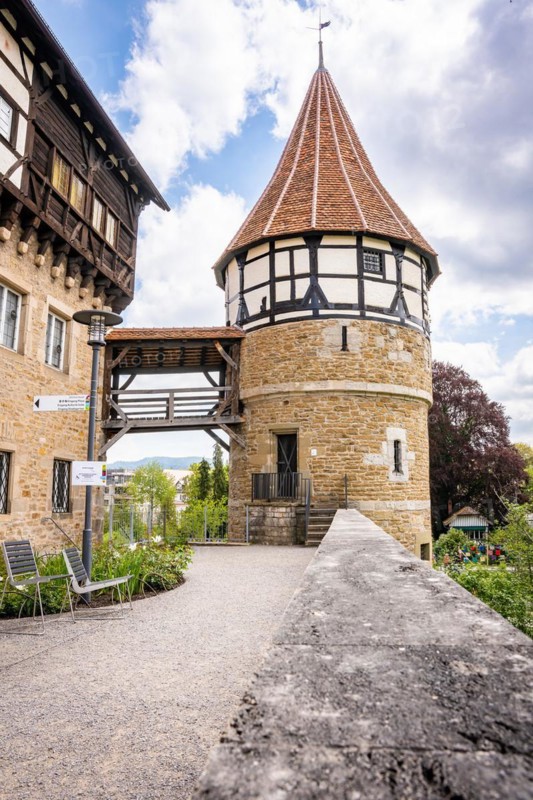 Historical building of the Wagon Museum, Balingen, Germany, Europe