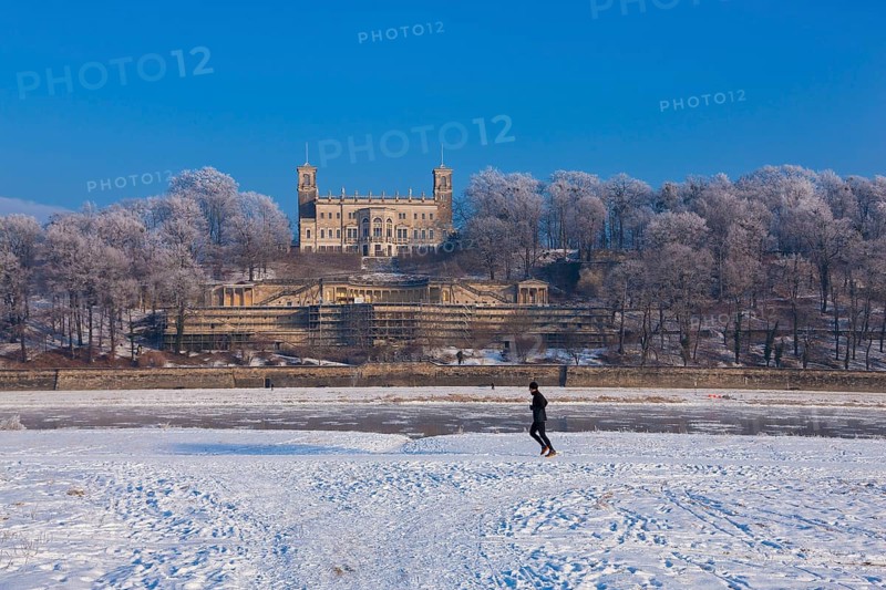 Elbe castles in winter