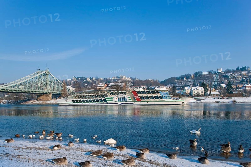 Winter at the blauen Wunder