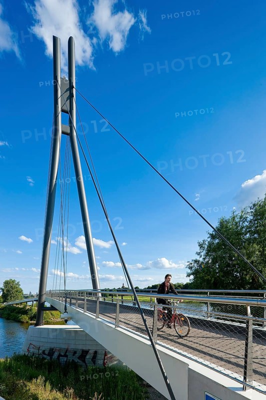 Mole Bridge Dresden Pieschen