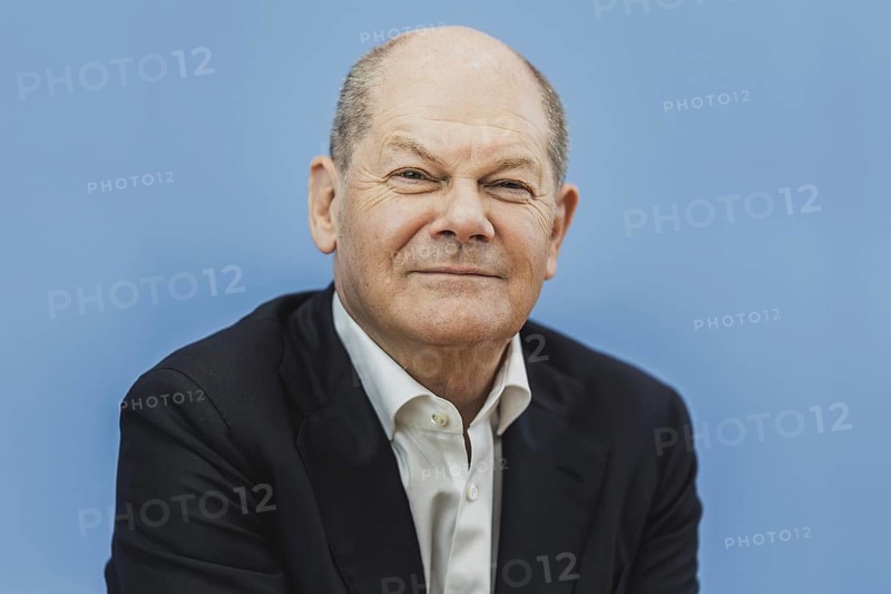 Olaf Scholz (SPD), Federal Chancellor, recorded at a federal press conference on current domestic and foreign policy issues Berlin, 14.07.2023., Berlin, Germany, Europe