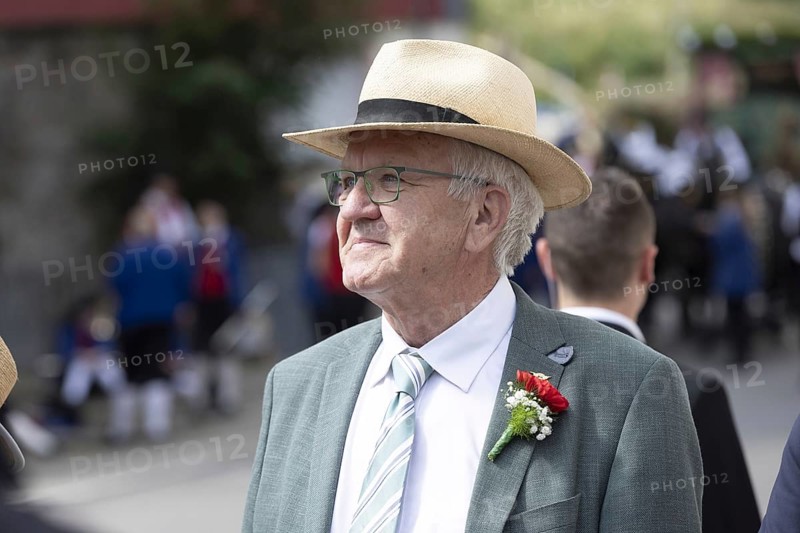 Bad Urach, 23.07.2023. Winfried Kretschmann (Buendnis 90 Die Gruenen), Ministerpraesident von Baden-Wuerttemberg, nehmen am Schaeferlauf in Bad Urach teil