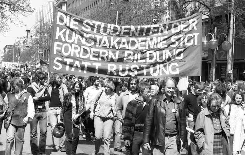 The 35th anniversary congress to end fascist rule was accompanied by a demonstration and rally in Mannheim, Germany on 10 May 1980
