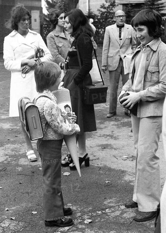 The first day of school on 14.9.1974 in Dortmund
