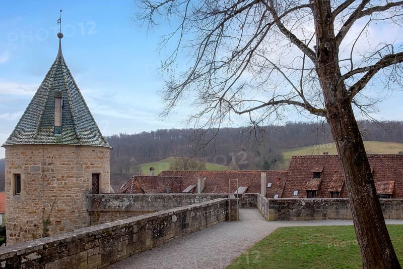 Green Tower, Bebenhausen Cistercian Monastery, Tübingen, Baden-Württemberg, Germany, Europe