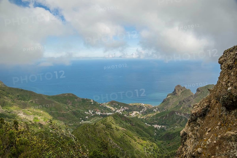 Taganana, Taganana Valley, Barranco de la Iglesia, macizo de anaga (Montanas de Anaga), Las, Tenerife, Canary Islands, Spain, Europe