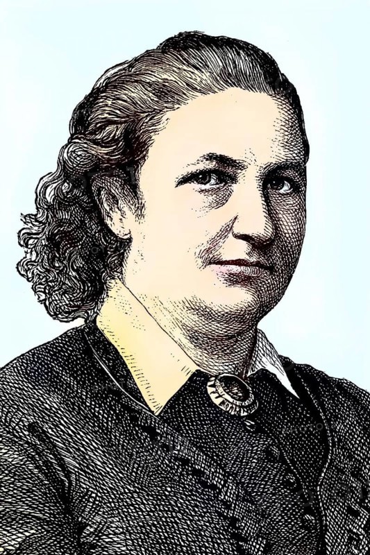 Jenny Deer, 1829, 1902, a German translator, writer, editor and woman's rights activist, c. 1885, Historical, digitally restored reproduction from a 19th century original, enny Deer, a German translator, writer, editor and woman's rights activist, c. 1885, Historical, digitally restored reproduction from a 19th century original