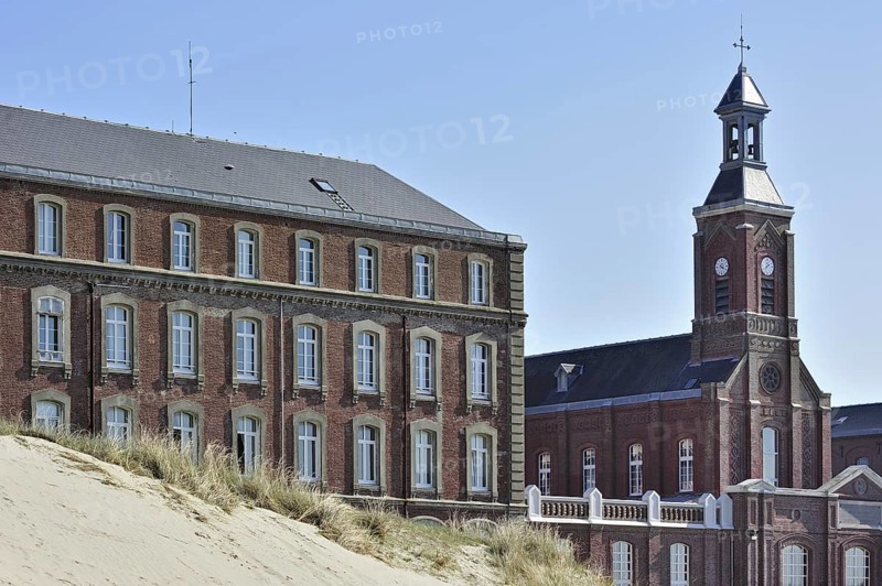 The sanatorium L'Hôpital maritime de Berck to treat tuberculosis at Berck-sur-Mer, Côte d'Opale, Opal Coast, France, Europe