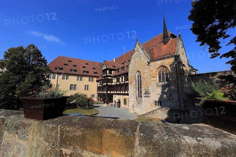 Luther Chapel and Fürstenbau of Veste Coburg, Coburg, Upper Franconia, Bavaria, Germany, Europe