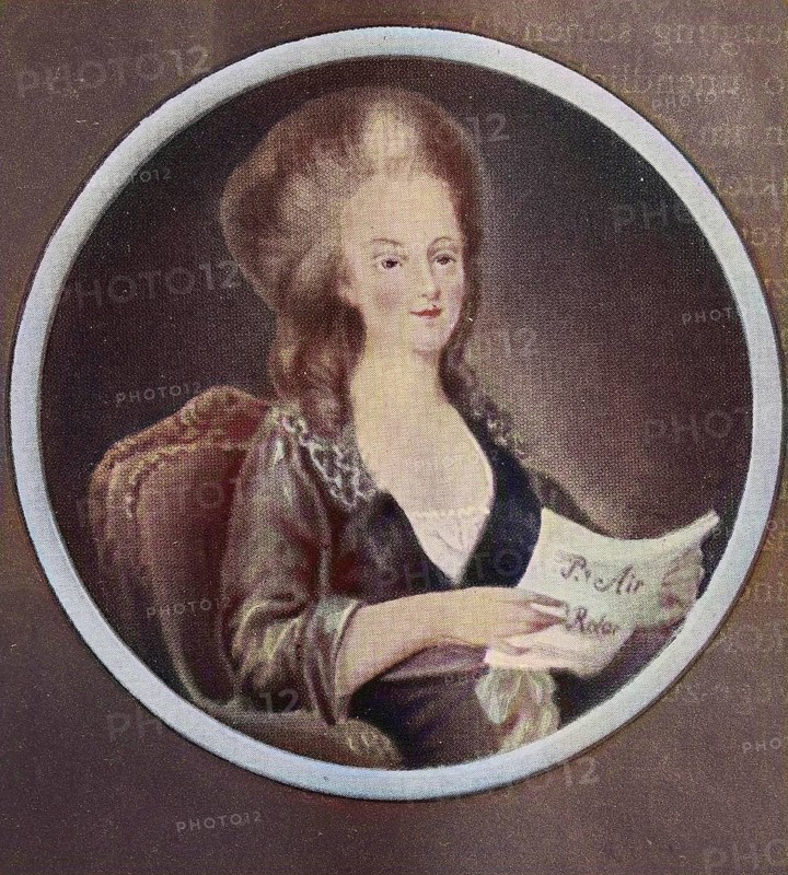 Marie Antoinette, née Maria Antonia Josepha Johanna, 1755-1793, was the last queen of France in front of the French Revolution, Historical, digital reproduction of a 19th century original, original date unknown