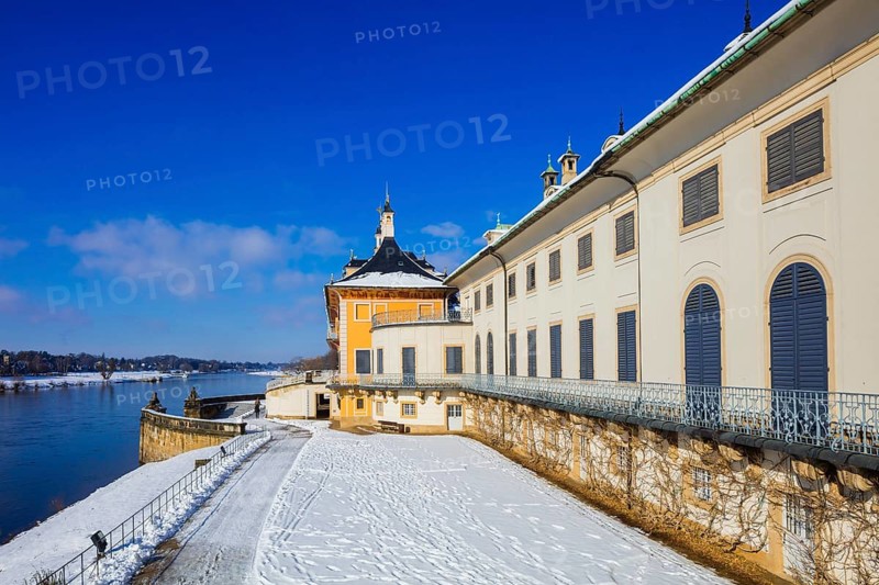 Pillnitz Palace & Park, in winter