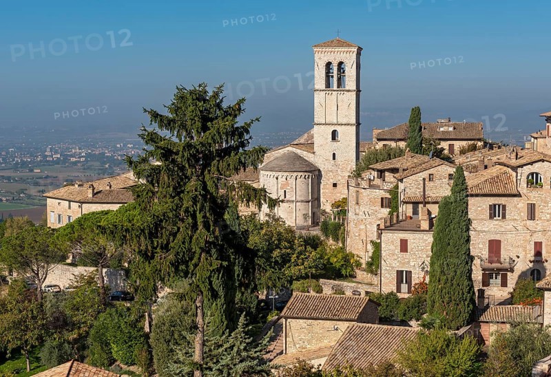 Church of Santa Maria Maggiore, Assisi, Umbria, Italy, Europe