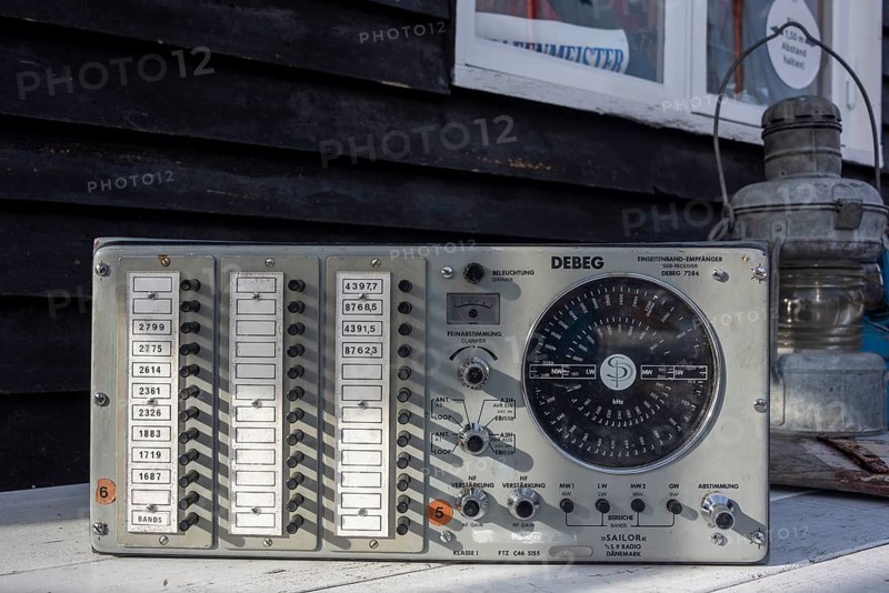 Single sideband receiver, marine receiver for radiotelephony and direction finding, Flensburg, Schleswig-Holstein, Germany, Europe