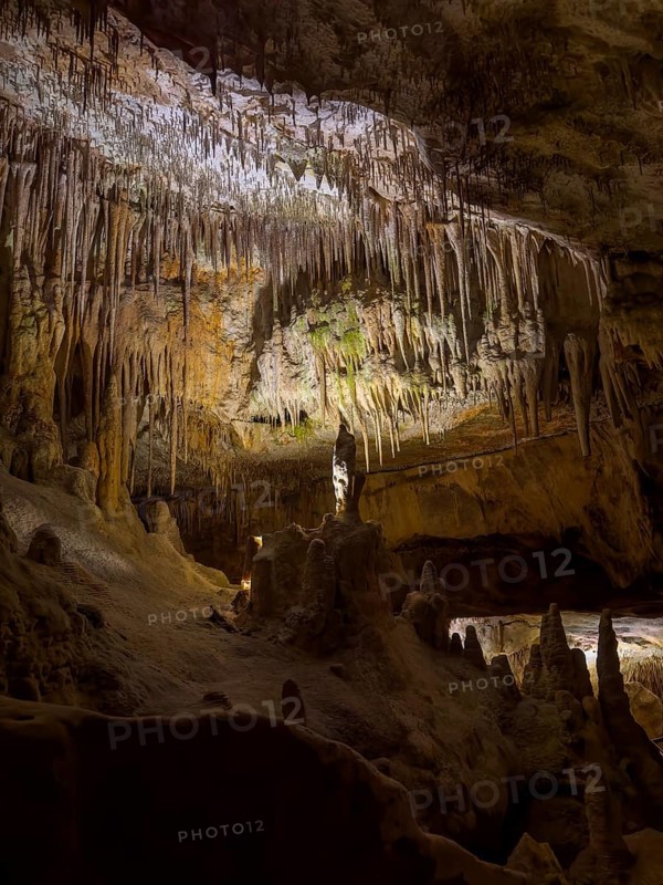 Caves of Drach, Coves del Drac, Porto Christo, Majorca, Balearic Islands, Spain, Mediterranean Sea, Europe