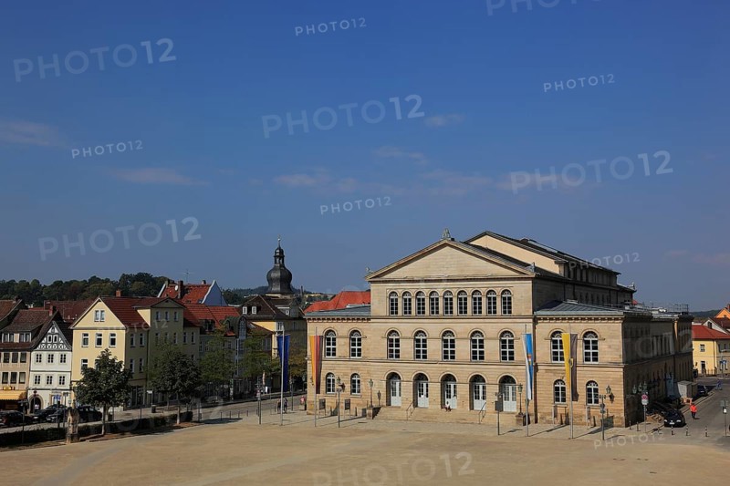 The Landestheater, Coburg, Upper Franconia, Bavaria, Germany, Europe
