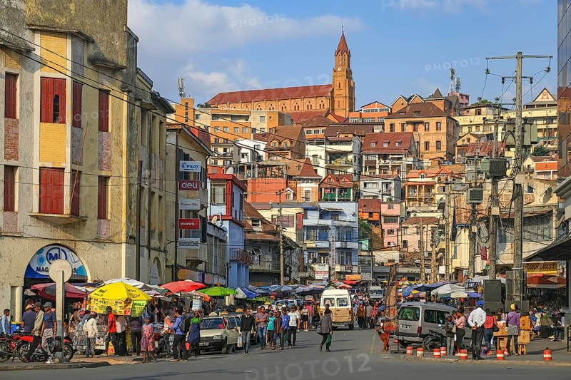 Faravohitra Church in the Analakely district of the city Antananarivo, Analamanga, Madagascar, Africa