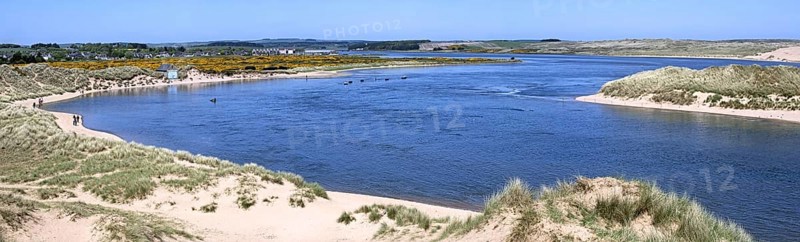 Ythan Estuary at Forvie National Nature Reserve, Sands of Forvie, Newburgh, Aberdeenshire, Scotland, UK