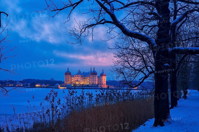 Moritzburg Baroque Palace in Winter