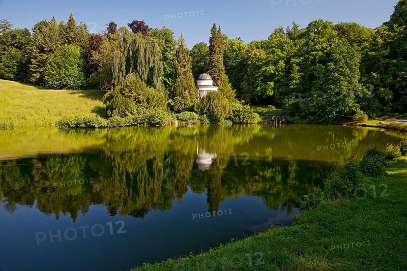 Bergpark Wilhelmshöhe with the Jussow Temple, UNESCO World Heritage Site, Kassel, Hesse, Germany, Europe