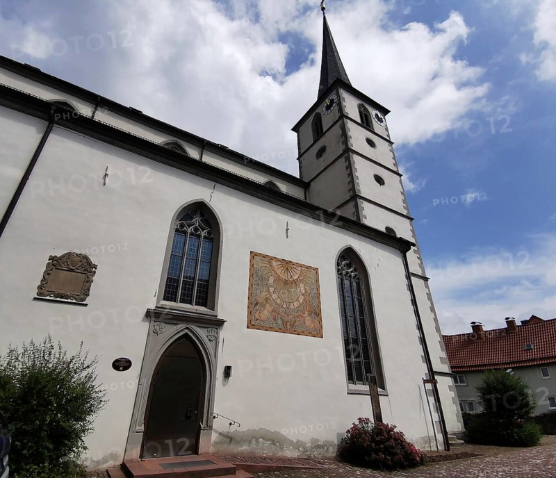 Roman Catholic parish church of St George, Bischofsheim, Bischofsheim an der Rhön, Rhoen, Lower Franconia, Bavaria, Germany, Europe