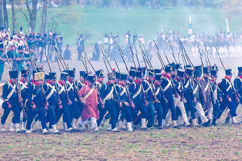 Battle re-enactment Großgörschen