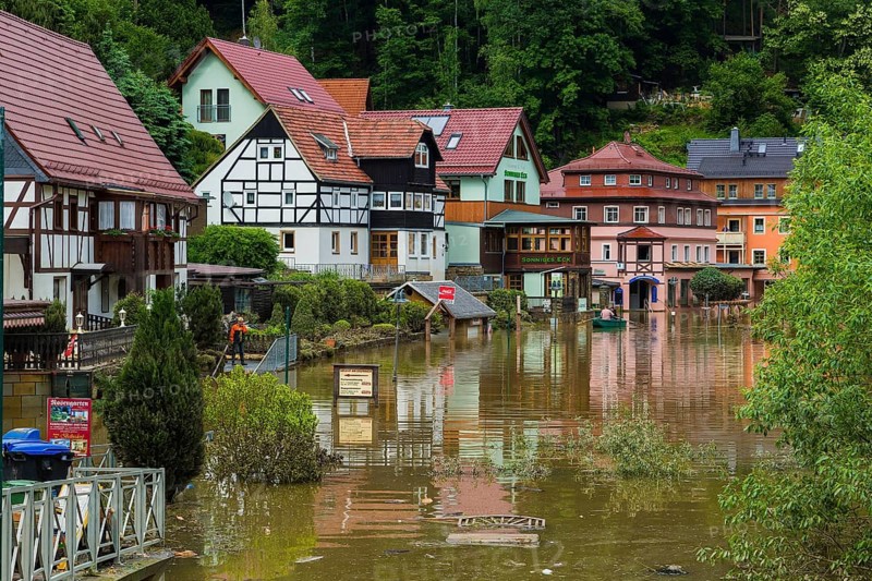Flood in Rathen
