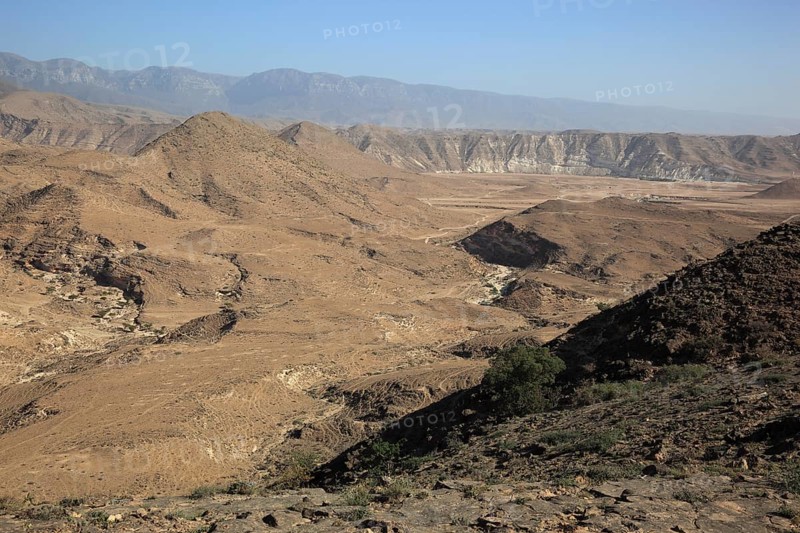 Landscape of the Southern Dhofar, Jabal al-Qamar, Oman, Asia