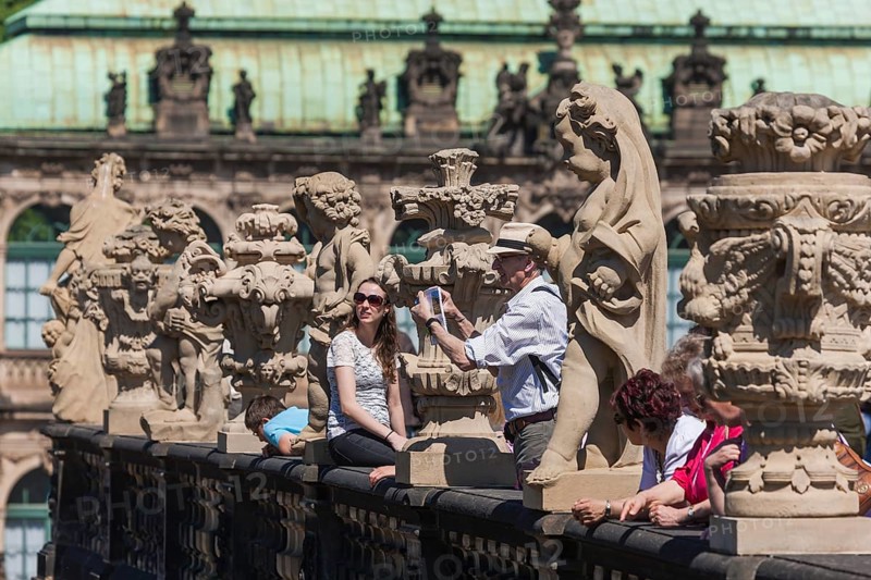 Dresden Zwinger in Spring