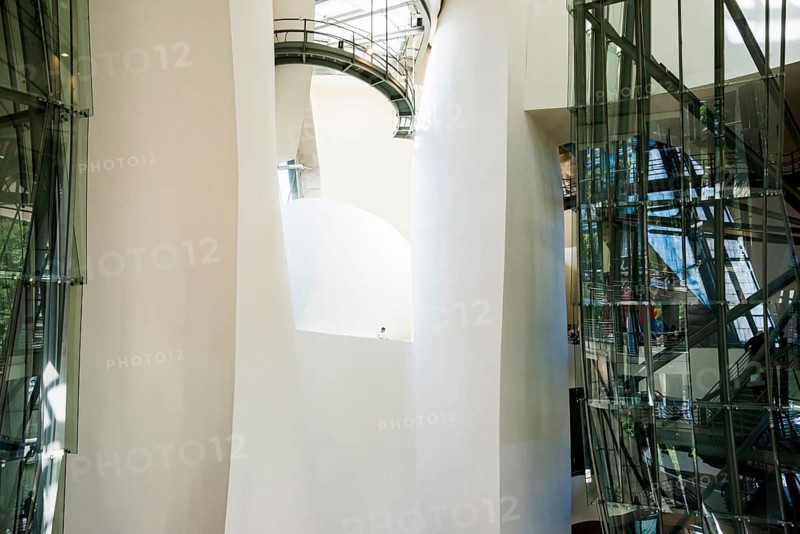Guggenheim Museum, architect Frank Gehry, entrance hall, interior view, Bilbao, Basque Country, Spain, Europe