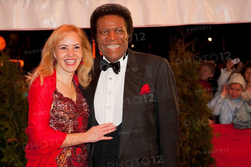 Semperoper Ball 2012, Roberto Blanco with his wife Luzandra Strasbourg
