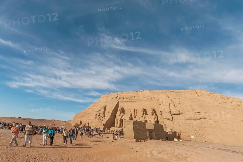 The Great Temple of Ramses II Rock Temple, Abu Simbel, Egypt, Africa