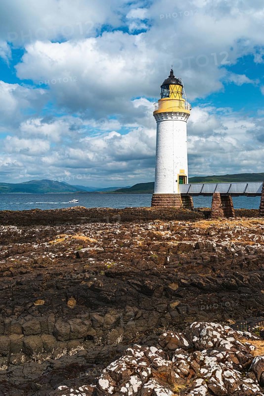 Rubha nan Gall, Tobermory Lighthouse, Tobermory, Isle of Mull, Scotland, UK