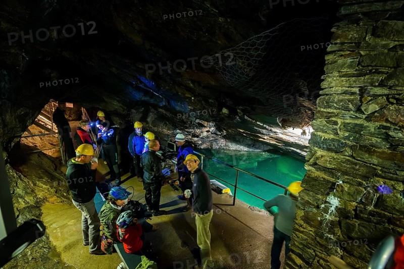 Divers in the Marie Louise Stolln visitor mine