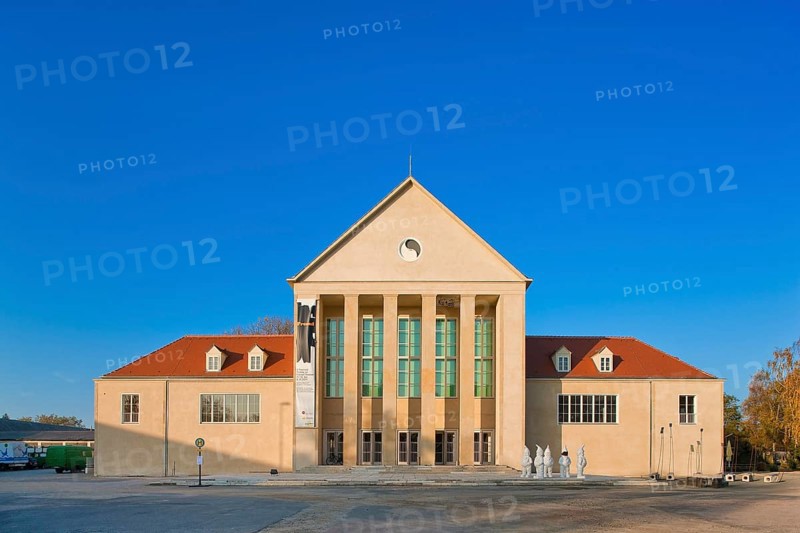 The Hellerau Festival Theatre was built in 1911 in the style of reform architecture in the garden city of Hellerau, which is now part of Dresden. The architect was Heinrich Tessenow. It is considered a major work of 20th century architecture. It is now home to the European Centre for the Arts