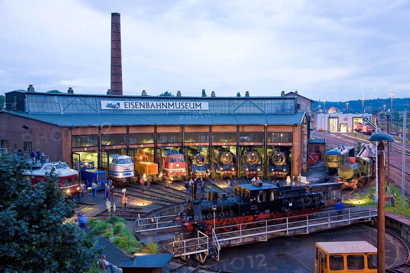 Steam locomotive festival at the Eisenbahmuseum Dresden Altstadt