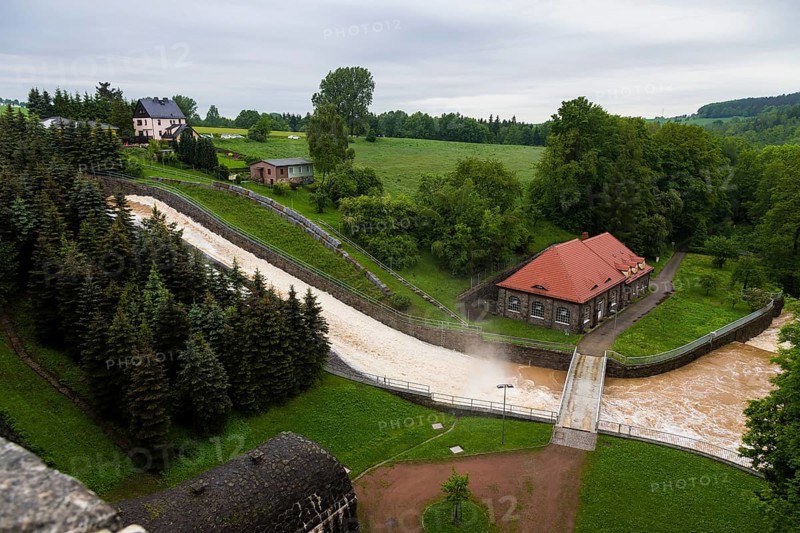 Malter dam at high water