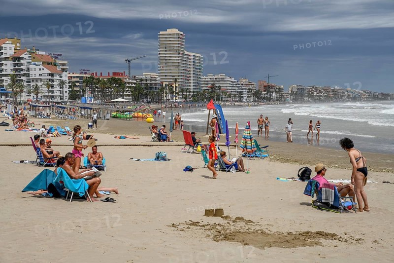 Peñíscola beach, Castellón province, Costa del Azahar, Valencia region, Spain, Europe