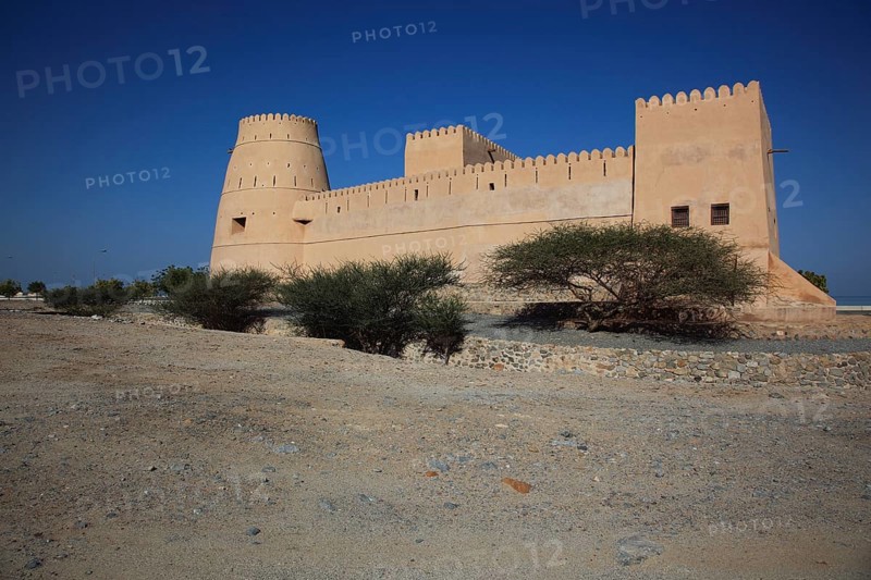 Bukha Fort, Bukha, Bucha, in the Omani enclave of Musandam, Oman, Asia