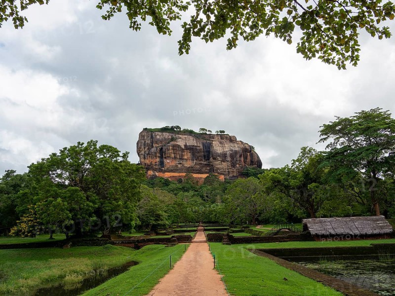 Sigiriya Rock and ancient fortress, Sri Lanka, Asia