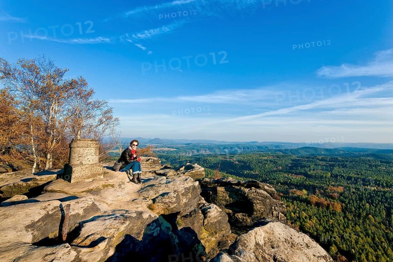 View from the Zschirnstein
