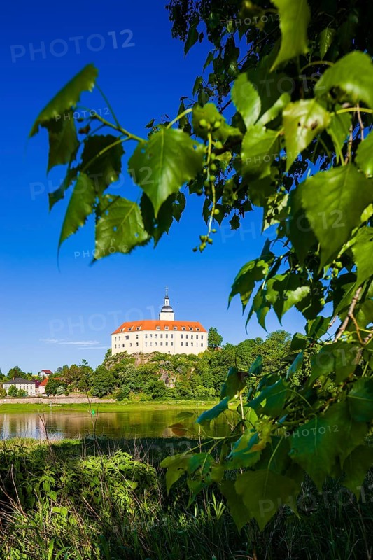 Hirschstein Castle, also known as Neuhirschstein, is a castle in the municipality of Hirschstein in the district of Meißen that grew out of a medieval castle It rises imposingly on a 25-metre-high cliff on the left bank of the Elbe opposite Neuseußlitz