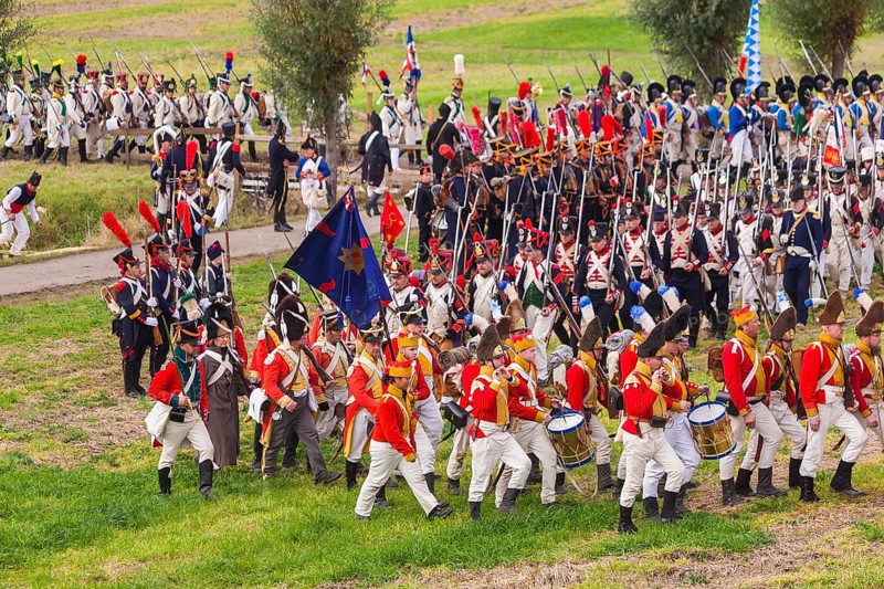 Re-enactment of the Battle of the Nations