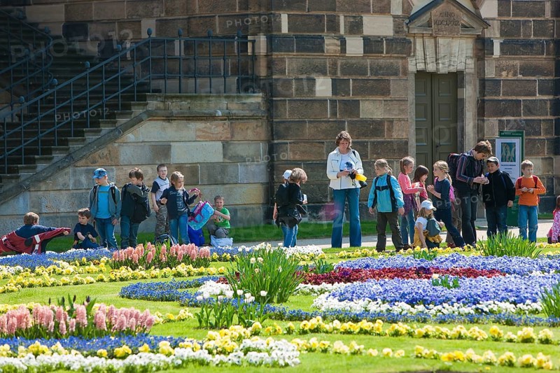 The Great Garden is a baroque park in Dresden and today the largest park in the Saxon state capital. Pupils visit the spring-like park as part of their school lessons