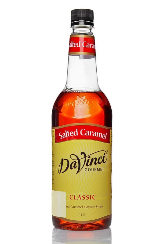 MINSK, BELARUS, APRIL 29, 2017, DaVinci Gourmet 1L Classic Caramel Flavoring Syrup isolated on white