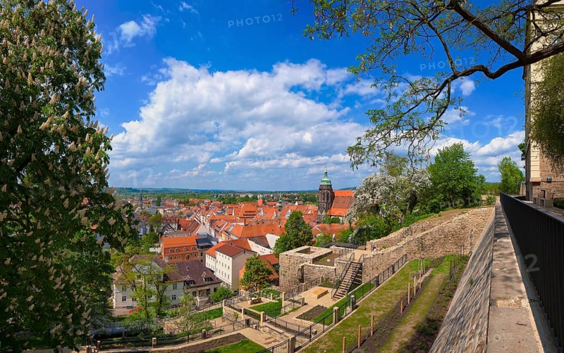 Pirna View of the old town from the Sonnenstein