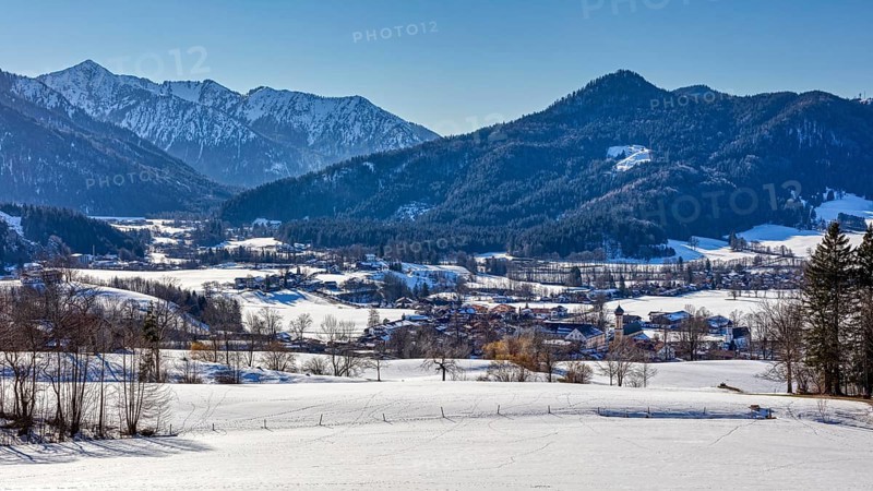 Snow, Leitzachtal, Fischbachau, Bavaria, Germany, Europe