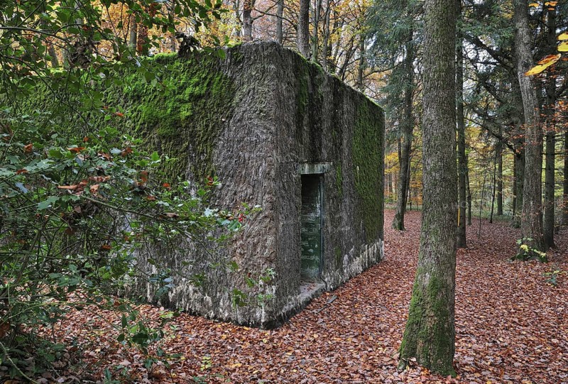 Wolfsschlucht I, Grand Quartier Général Allemand 1940, open air museum with Adolf Hitler's bunker in the forest at Brûly-de-Pesche, Ardennes, Belgium, Europe