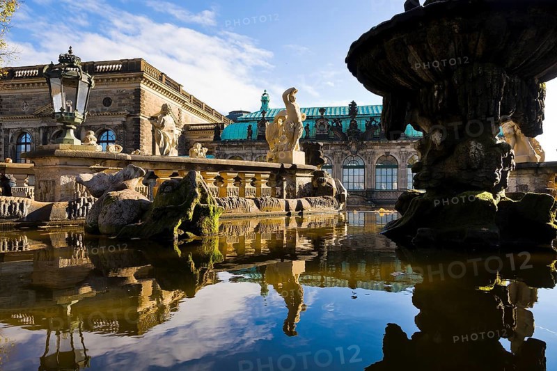 Dresden Zwinger in autumn