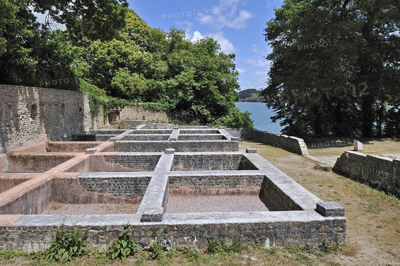 Roman ruins at Douarnenez, Finistère, Brittany, France, Europe